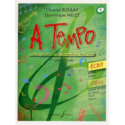 A tempo : écrit. Volume 1 -...