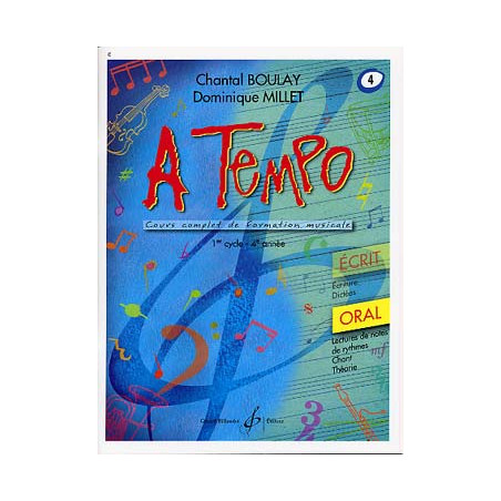 A tempo : oral. Volume 4 Chantal BOULAY, Dominique MILLET