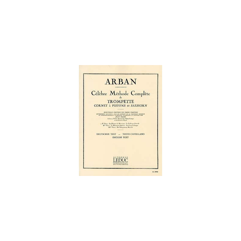 Célèbre méthode "de cornet à pistons et de saxhorn" - éd. Leduc (rév. J. Maire) Vol. 1