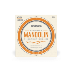 EJ74 Mandolin Strings, Phosphor Bronze, Medium, 11-40