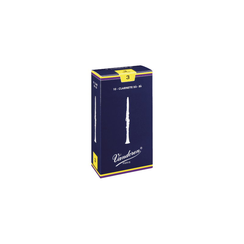 VANDOREN - Clarinette Sib boite de 10 anches - Force 3