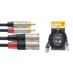 3M CABLE BRETELLE RCAm-XLRm DL