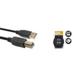 5M CABLE USB/STD A-B 2.0
