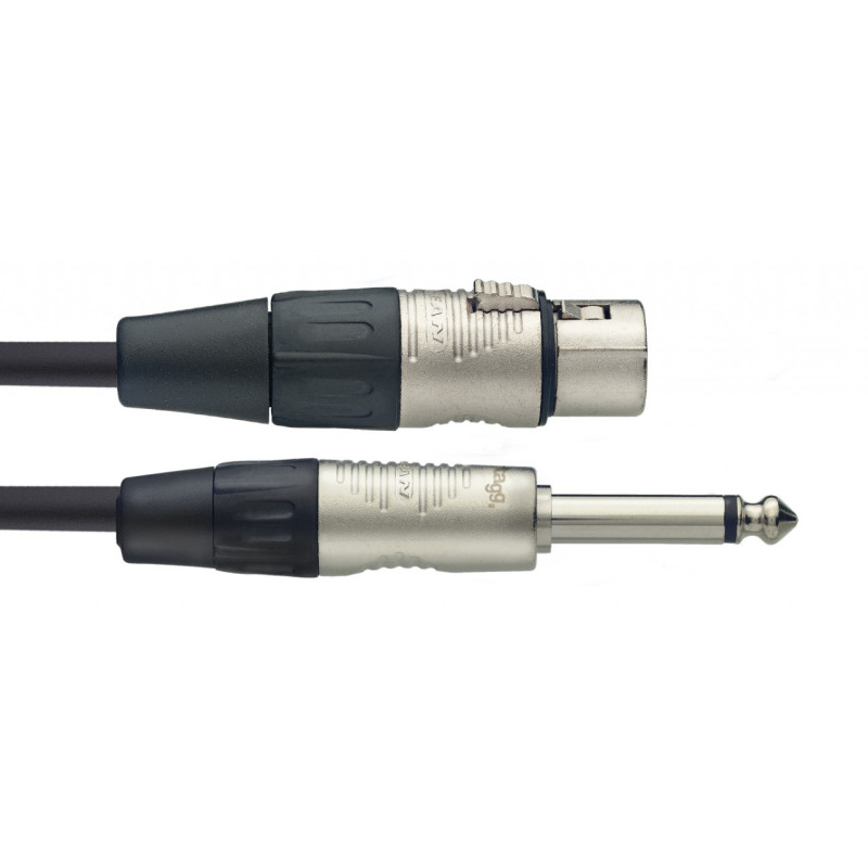 3M CABLE MICRO XLRf-JCKm DLX