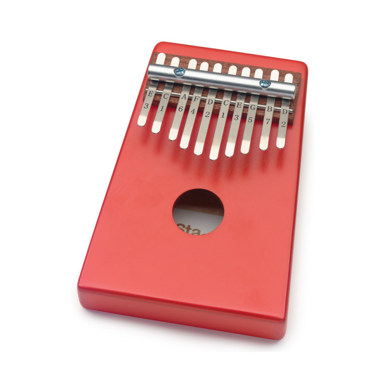 KALIMBA ENFANT 10 KEYS ROUGE