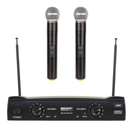 Double micros main UHF - Freq 644.5-653.3 MHZ