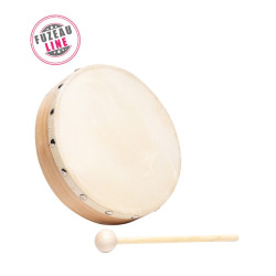 TAMBOURIN 15 CM SANS CYMBALETTE - FUZEAU