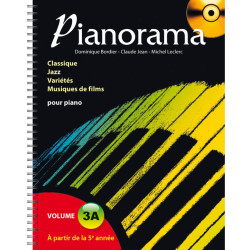Pianorama vol 3A + CD - Dominique BORDIER, Claude JEAN, Michel LECLERC