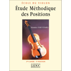 Étude méthodique des positions - 3e Cahier : 5e position et 1/2 positions