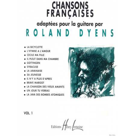 Chansons françaises Vol.1 (Version Tablature) - DYENS Roland