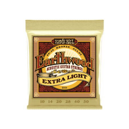 Earthwood 80/20 Bronze Extra-Ligth - Ernie Ball