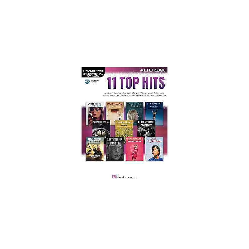 11 TOP HITS Alto Sax