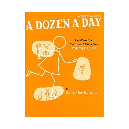 A DOZEN A DAY Book Five : Intermediate - Edna-Mae BURNAM