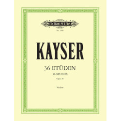 36 ETUDES Op.20 - KAYSER