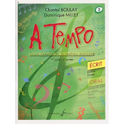 A tempo : écrit. Volume 2 -...