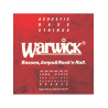 Red Strings, 6 cordes Long Scale Bronze Acoustic Bass 25-135 - WARWICK