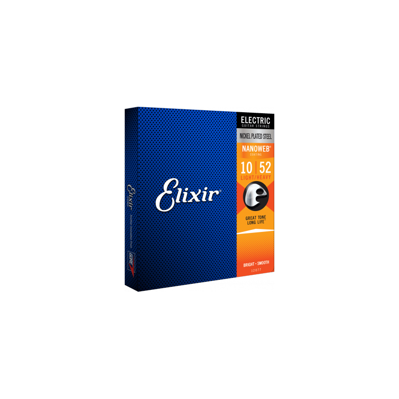 ELIXIR CORDE ELECTRIQUE NANOWEB LIGHT/HEAVY 10-52