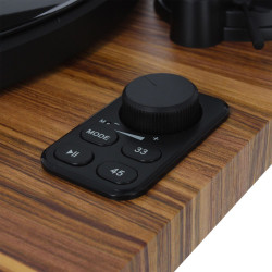 Platine vinyle + Enceintes hifi USB/Bluetooth - finition bois