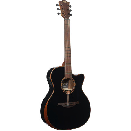 Tramontane 118 Auditorium Bevel Cutaway Electro Black - LÂG
