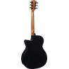 Tramontane 118 Auditorium Bevel Cutaway Electro Black - LÂG