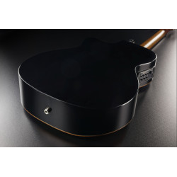 Tramontane 118 Auditorium Bevel Cutaway Electro Black - LÂG
