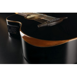Tramontane 118 Auditorium Bevel Cutaway Electro Black - LÂG