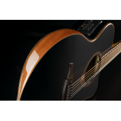 Tramontane 118 Auditorium Bevel Cutaway Electro Black - LÂG