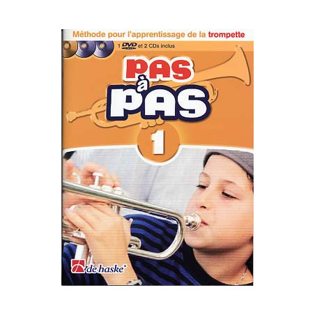 Pas à pas : méthode de trompette - Vol. 1 avec DVD et 2 CD