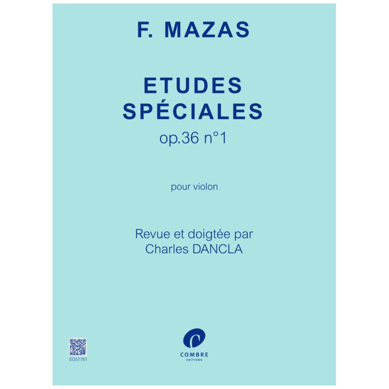 Etudes spéciales Op.36 n°1 - MAZAS Jacques-Fereol