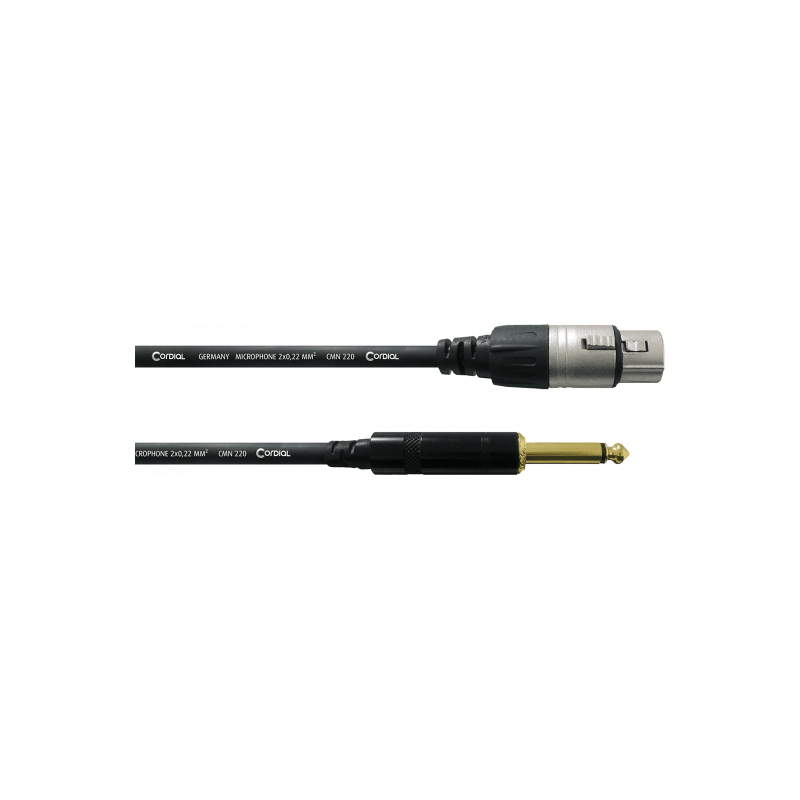 CCM10FP XLRf/Jack TR - CORDIAL
