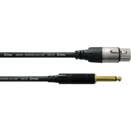 CCM10FP XLRf/Jack TR - CORDIAL