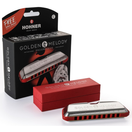 GOLDEN MELODY PROGRESSIVE -C- HARMONICA HOHNER