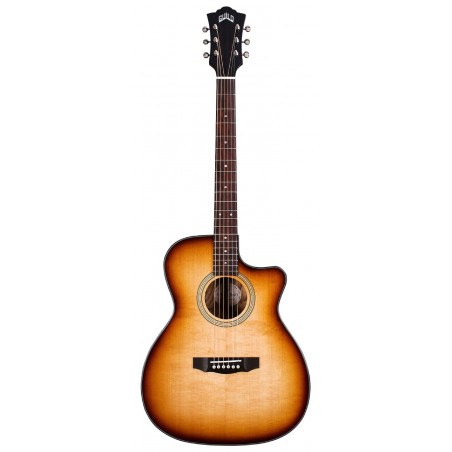 WESTERLY OM-260CE DELUXE BURL EB - GUILD