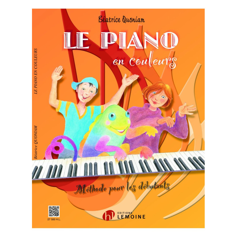 Le Piano en couleurs - QUONIAM Béatrice