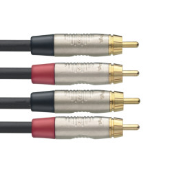 Câble Bretelle RCA/RCA 1m -...