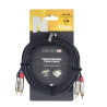 Câble Bretelle RCA/RCA 1m - Stagg