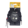 mini Jack stéréo / 2xJack Mono Câble en Y 3m - Stagg