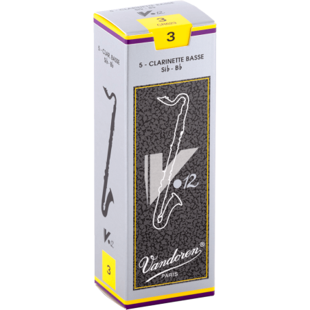 Anches clarinette basse V12 force 3 - Vandoren
