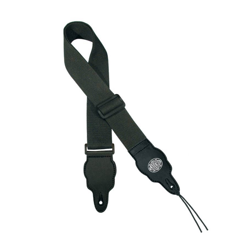 GST‑50‑BK – Sangle de Guitare Standard en Nylon Noir - Gaucho