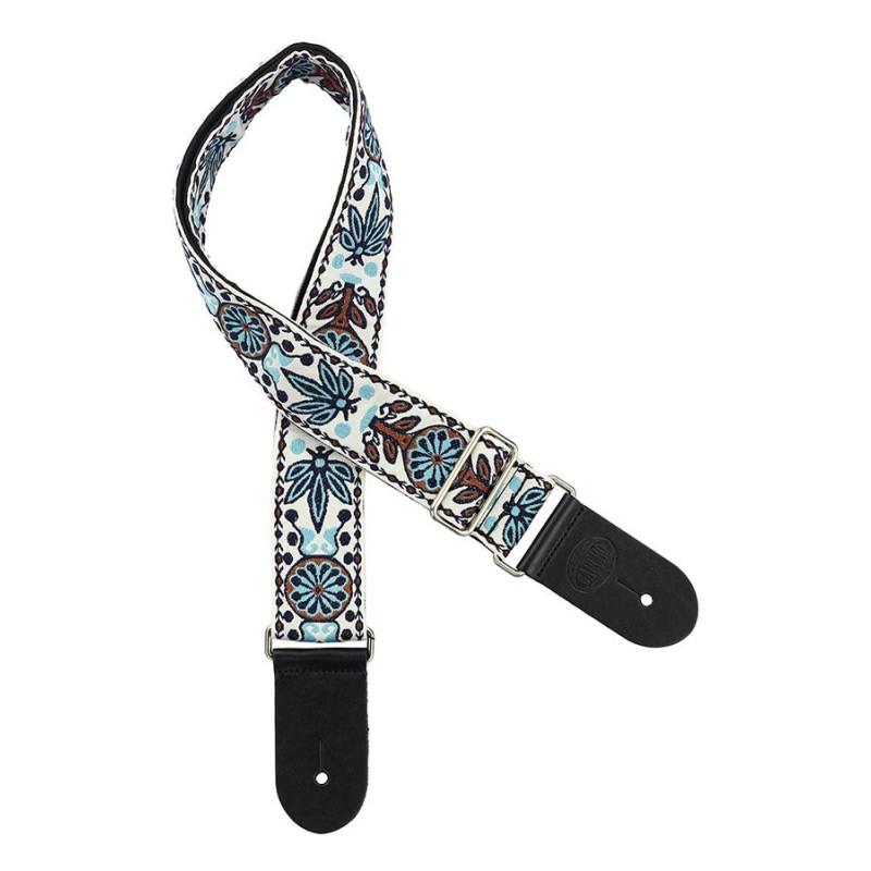 GST‑195‑01 – Sangle Traditional Series (Jacquard 2″ Multicolore) - Gaucho