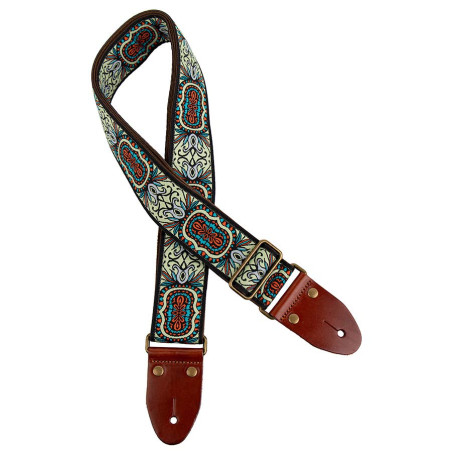 GST‑1281‑2 – Sangle Classic Jacquard 2″ Multicolore - Gaucho