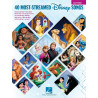 The 40 Most‑Streamed Disney Songs – Recueil Easy Piano