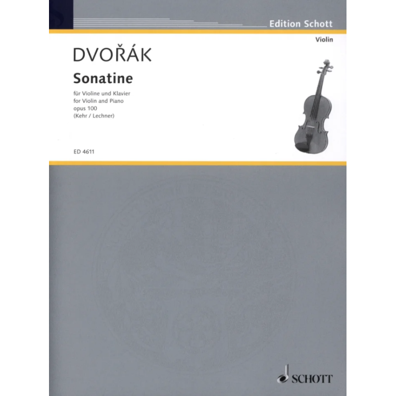 Sonatine en sol majeur, Op. 100 - DVORAK Antonin