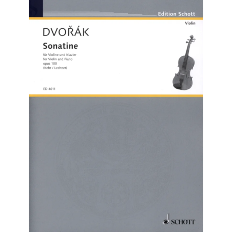 Sonatine en sol majeur, Op. 100 - DVORAK Antonin