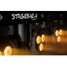 STAGEBAR-II PROJECTEURS A LED 2 EN 1 SUR PIED + PEDALIER