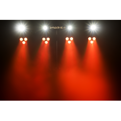 STAGEBAR-II PROJECTEURS A LED 2 EN 1 SUR PIED + PEDALIER