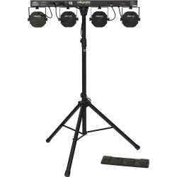 STAGEBAR-II PROJECTEURS A LED 2 EN 1 SUR PIED + PEDALIER
