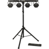 STAGEBAR-II PROJECTEURS A LED 2 EN 1 SUR PIED + PEDALIER