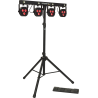 STAGEBAR-II PROJECTEURS A LED 2 EN 1 SUR PIED + PEDALIER
