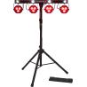STAGEBAR-II PROJECTEURS A LED 2 EN 1 SUR PIED + PEDALIER
